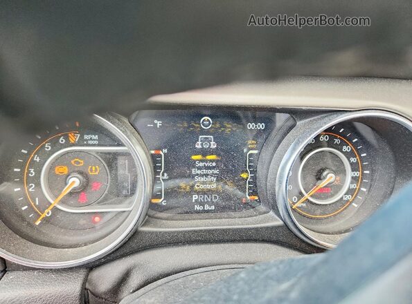 1C4HJXDGXNW240788 2022 JEEP WRANGLER Черный Вид щитка приборов