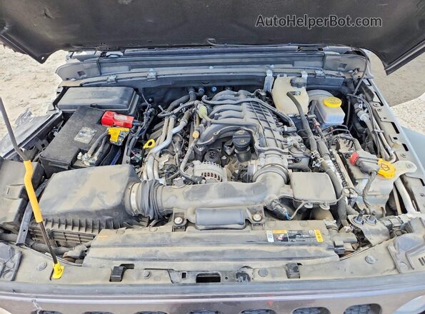 1C4HJXDGXNW240788 2022 JEEP WRANGLER Черный Вид задней части салона