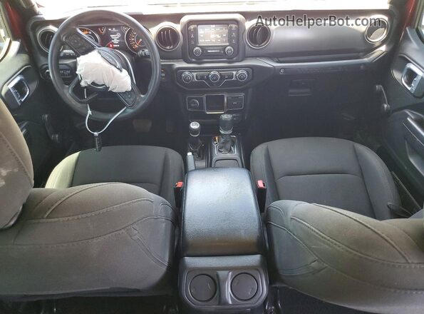 1C4HJXDM0MW791879 2021 JEEP WRANGLER Burgundy Вид панелі приладів