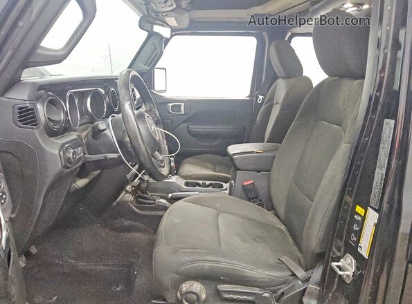 1C4HJXDM4MW584380 2021 JEEP WRANGLER Черный Вид салона спереди