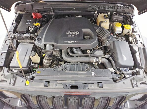 1C4HJXDM4MW584380 2021 JEEP WRANGLER Черный Вид подкапотного пространства