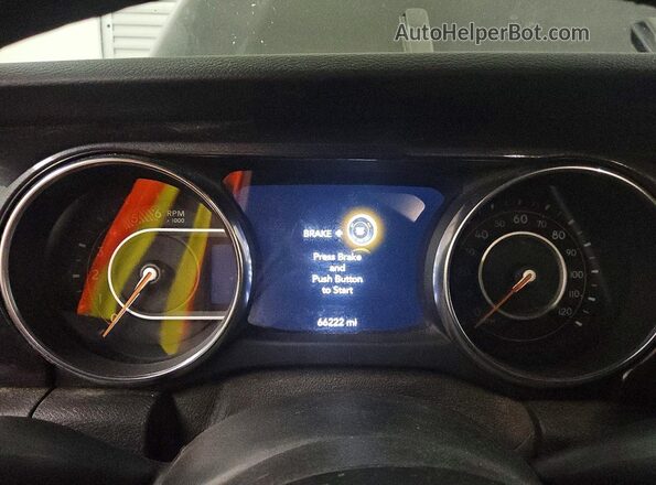 1C4HJXDM4MW584380 2021 JEEP WRANGLER Черный Вид щитка приборов