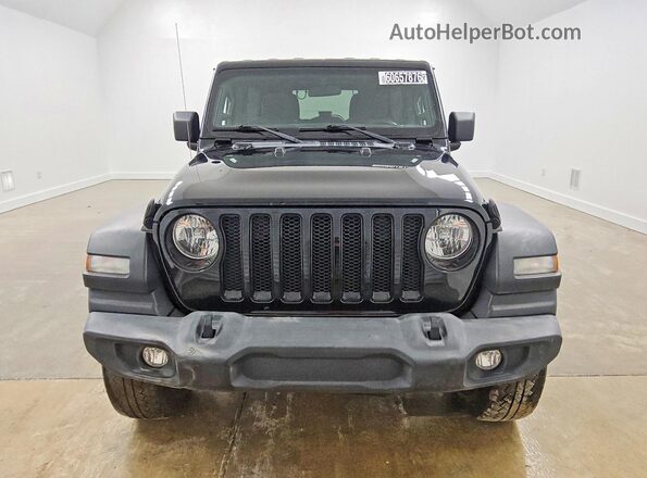 1C4HJXDM4MW584380 2021 JEEP WRANGLER Черный Вид спереди