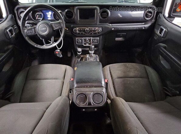 1C4HJXDM4MW584380 2021 JEEP WRANGLER Черный Вид панели приборов