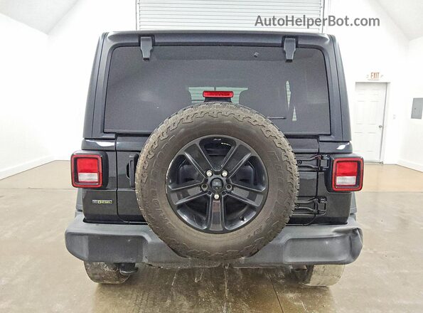 1C4HJXDM4MW584380 2021 JEEP WRANGLER Черный Вид сзади
