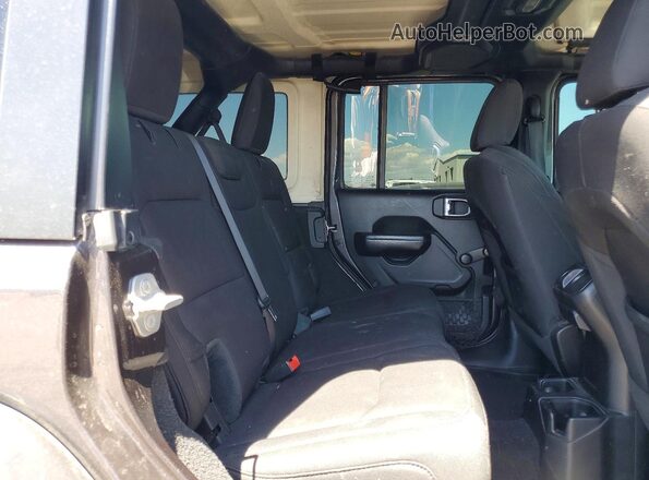 1C4HJXDM5MW553638 2021 JEEP WRANGLER Gray უკანა სავარძლების ხედი