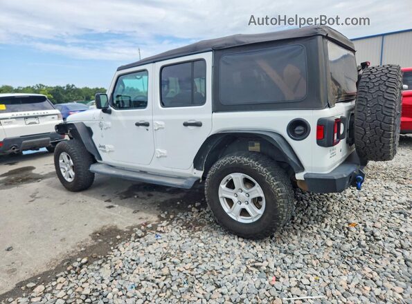 1C4HJXDN0JW327897 2018 JEEP WRANGLER White უკანა მარცხენა