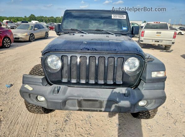 1C4HJXDN0LW257515 2020 JEEP WRANGLER Black Widok z przodu