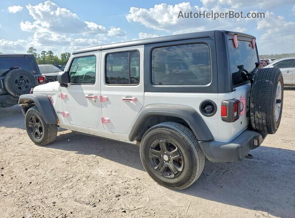 1C4HJXDN1LW129266 2020 JEEP WRANGLER White Հետևի ձախ