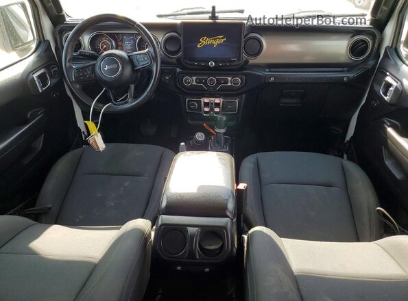 1C4HJXDN1LW129266 2020 JEEP WRANGLER White Առջևի վահանակի տեսք