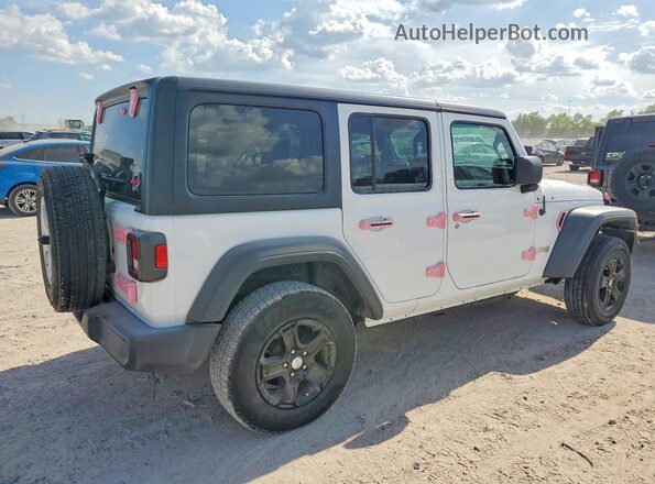 1C4HJXDN1LW129266 2020 JEEP WRANGLER White Հետևի աջ