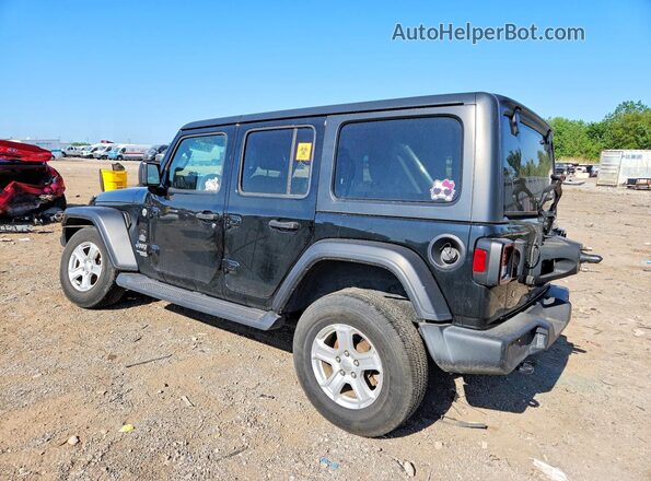 1C4HJXDN1LW154877 2020 JEEP WRANGLER Black Հետևի ձախ
