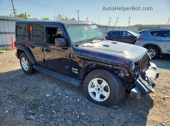 1C4HJXDN1LW154877 2020 JEEP WRANGLER Black Առջևի աջ