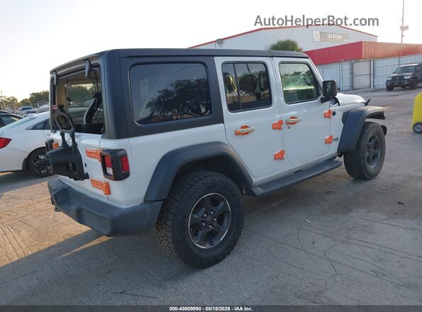1C4HJXDN1MW648061 2021 JEEP WRANGLER UNLIMITED Белый Задняя правая четверть