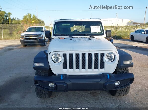 1C4HJXDN1MW648061 2021 JEEP WRANGLER UNLIMITED Белый Вид спереди