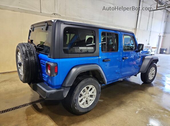 1C4HJXDN1PW643396 2023 JEEP WRANGLER Blue Rear right