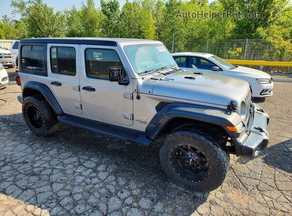 1C4HJXDN2JW221600 2018 JEEP WRANGLER Silver Առջևի աջ