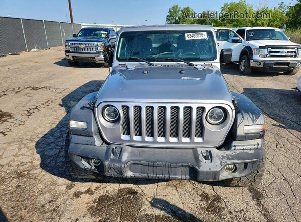 1C4HJXDN2JW221600 2018 JEEP WRANGLER Silver Դիմացի տեսք