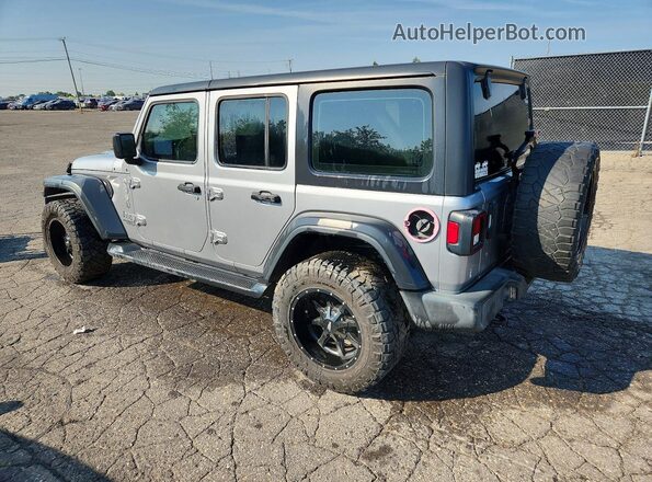 1C4HJXDN2JW221600 2018 JEEP WRANGLER Silver Հետևի ձախ