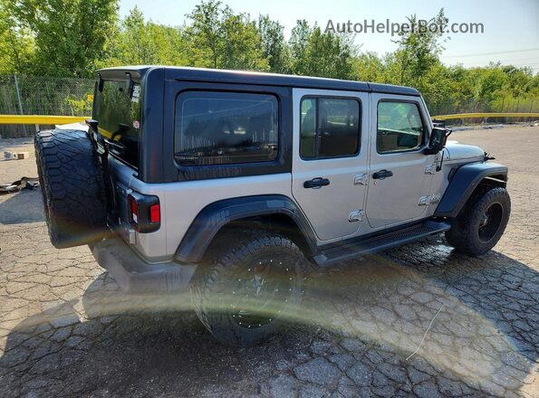1C4HJXDN2JW221600 2018 JEEP WRANGLER Silver Հետևի աջ