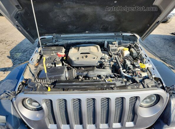 1C4HJXDN2JW221600 2018 JEEP WRANGLER Silver Շարժիչի բաժամունքի տեսք