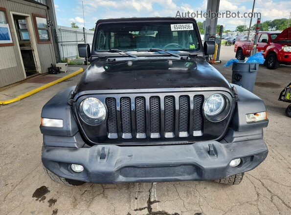1C4HJXDN2KW604535 2019 JEEP WRANGLER Black უკანა ხედი
