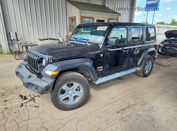 1C4HJXDN2KW604535 2019 JEEP WRANGLER Black უკანა მარცხენა