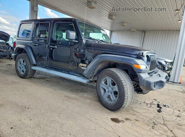 1C4HJXDN2KW604535 2019 JEEP WRANGLER Black წინა ხედი