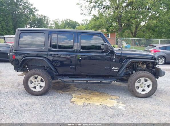 1C4HJXDN2KW691174 2019 JEEP WRANGLER UNLIMITED Black Սալոնի հետևի տեսք
