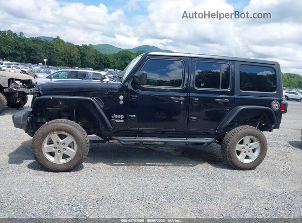 1C4HJXDN2KW691174 2019 JEEP WRANGLER UNLIMITED Black Սալոնի 360 աստիճան տեսք