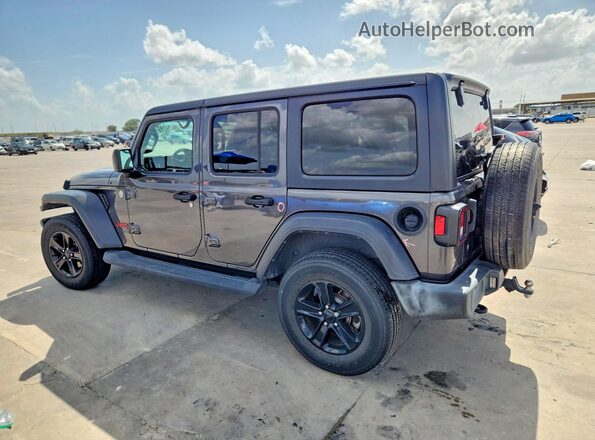 1C4HJXDN2LW154273 2020 JEEP WRANGLER Серый Задняя левая четверть