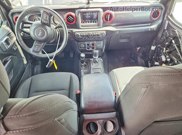 1C4HJXDN2LW154273 2020 JEEP WRANGLER Серый Вид панели приборов