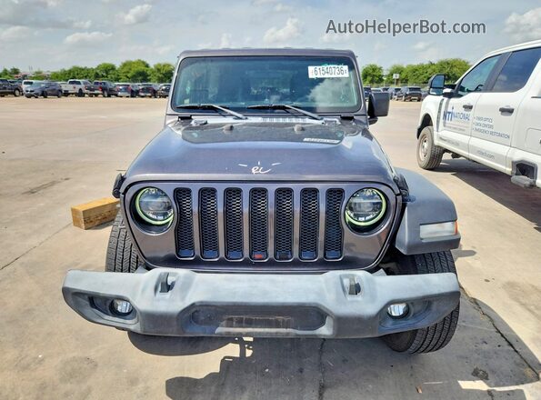 1C4HJXDN2LW154273 2020 JEEP WRANGLER Серый Вид спереди