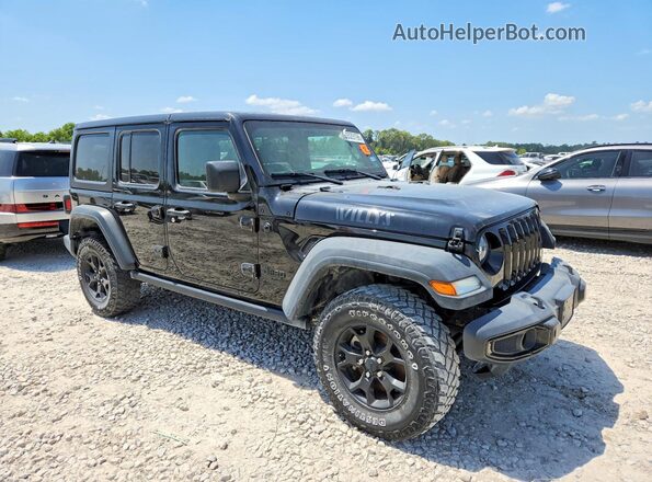1C4HJXDN2MW552598 2021 JEEP WRANGLER Black Delantero derecho