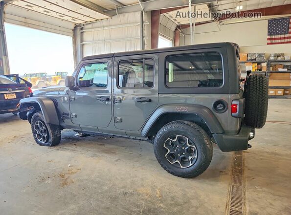 1C4HJXDN2MW714519 2021 JEEP WRANGLER Gray Tył lewy