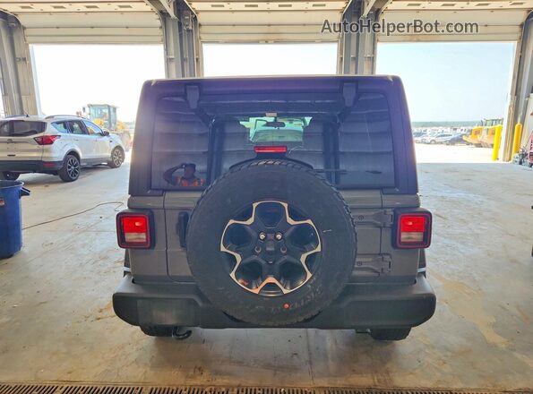 1C4HJXDN2MW714519 2021 JEEP WRANGLER Gray Widok z tyłu