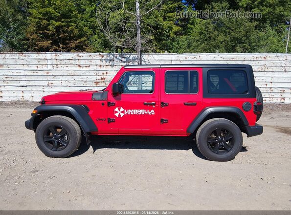 1C4HJXDN2MW740005 2021 JEEP WRANGLER UNLIMITED Красный Панорамный вид салона 360°
