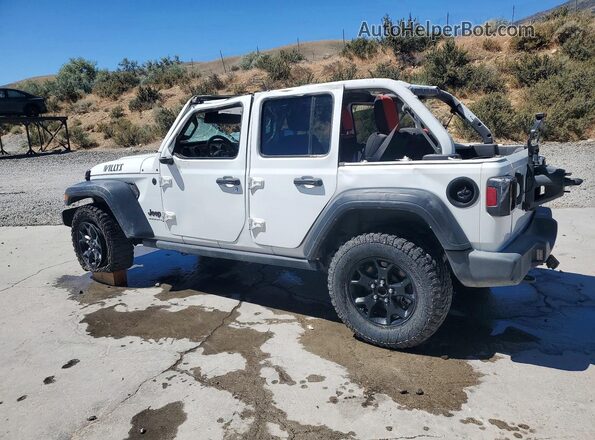 1C4HJXDN2PW523090 2023 JEEP WRANGLER Белый Задняя левая четверть