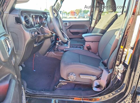 1C4HJXDN2PW602078 2023 JEEP WRANGLER Black წინა სალონის ხედი