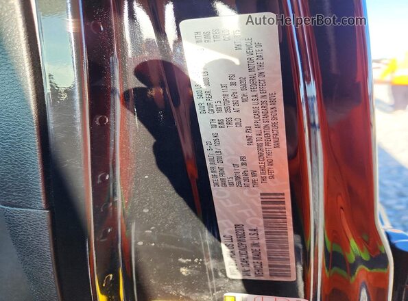 1C4HJXDN2PW602078 2023 JEEP WRANGLER Black VIN კოდის სტიკერის ხედი