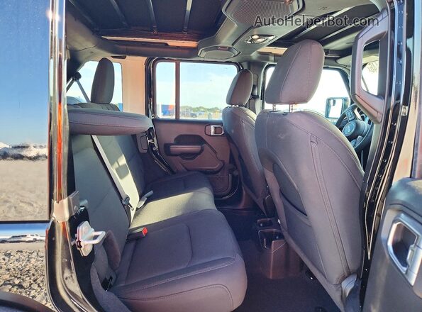 1C4HJXDN2PW602078 2023 JEEP WRANGLER Black უკანა სავარძლების ხედი