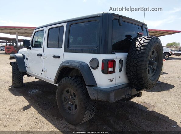 1C4HJXDN3JW222562 2018 JEEP WRANGLER UNLIMITED White Trasero izquierdo
