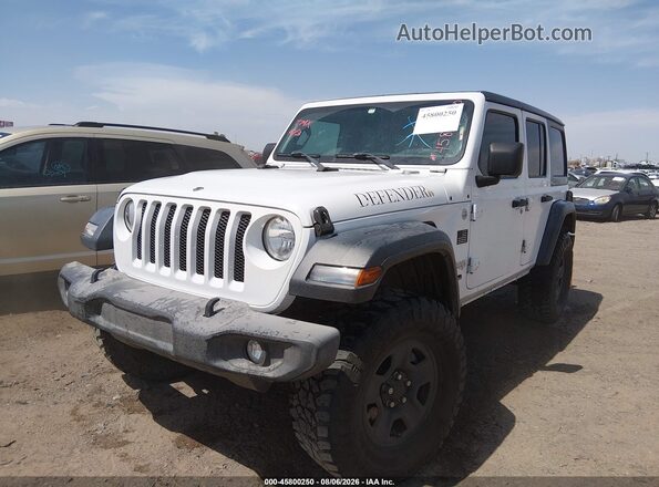 1C4HJXDN3JW222562 2018 JEEP WRANGLER UNLIMITED White Vista tres cuartos delantera izquierda