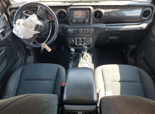 1C4HJXDN3KW676179 2019 JEEP WRANGLER Gray Widok deski rozdzielczej