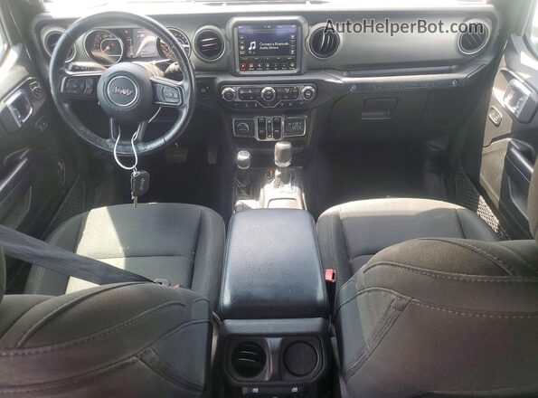 1C4HJXDN3MW650796 2021 JEEP WRANGLER Green Dashboard view