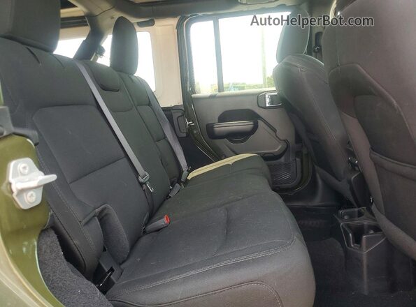 1C4HJXDN3MW650796 2021 JEEP WRANGLER Green Rear seats view