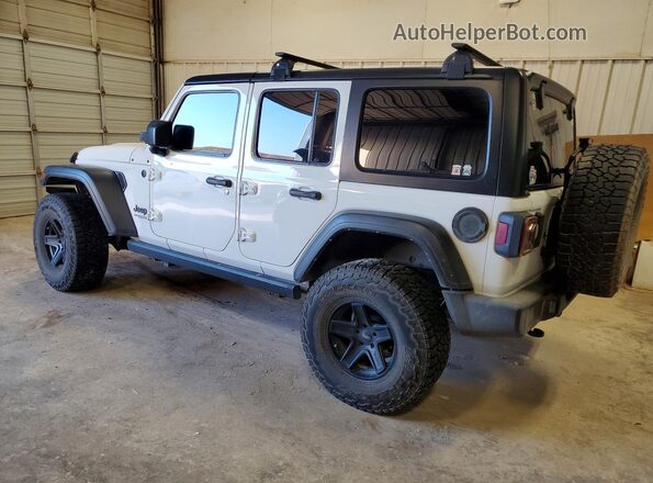 1C4HJXDN3MW770615 2021 JEEP WRANGLER White Задня ліва чверть