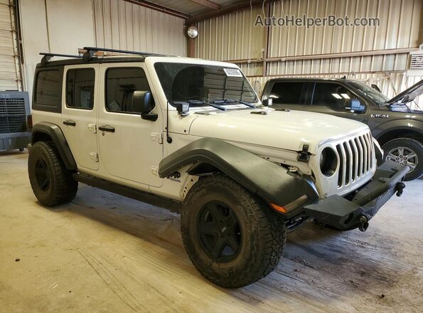 1C4HJXDN3MW770615 2021 JEEP WRANGLER White Передня права чверть