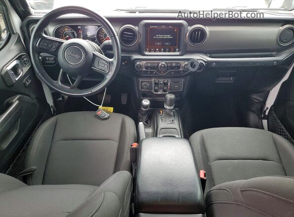 1C4HJXDN3MW817626 2021 JEEP WRANGLER White Dashboard view