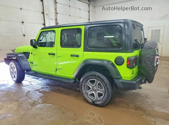 1C4HJXDN3MW817688 2021 JEEP WRANGLER Green Tył lewy
